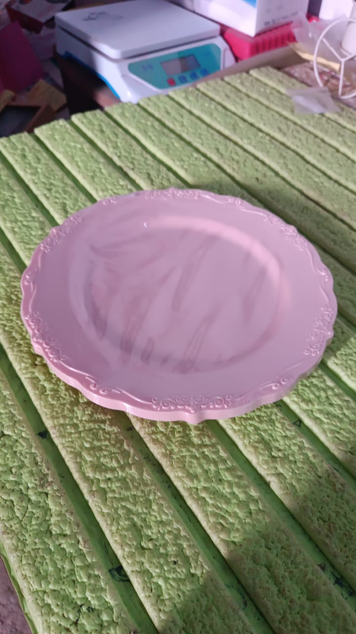 Plastic Dinner Plates Wedding Birthday Party Tableware Supplies (6 Pcs Set) Plastic Dinner Plates Wedding Birthday Party Tableware Supplies (6 Pcs Set)